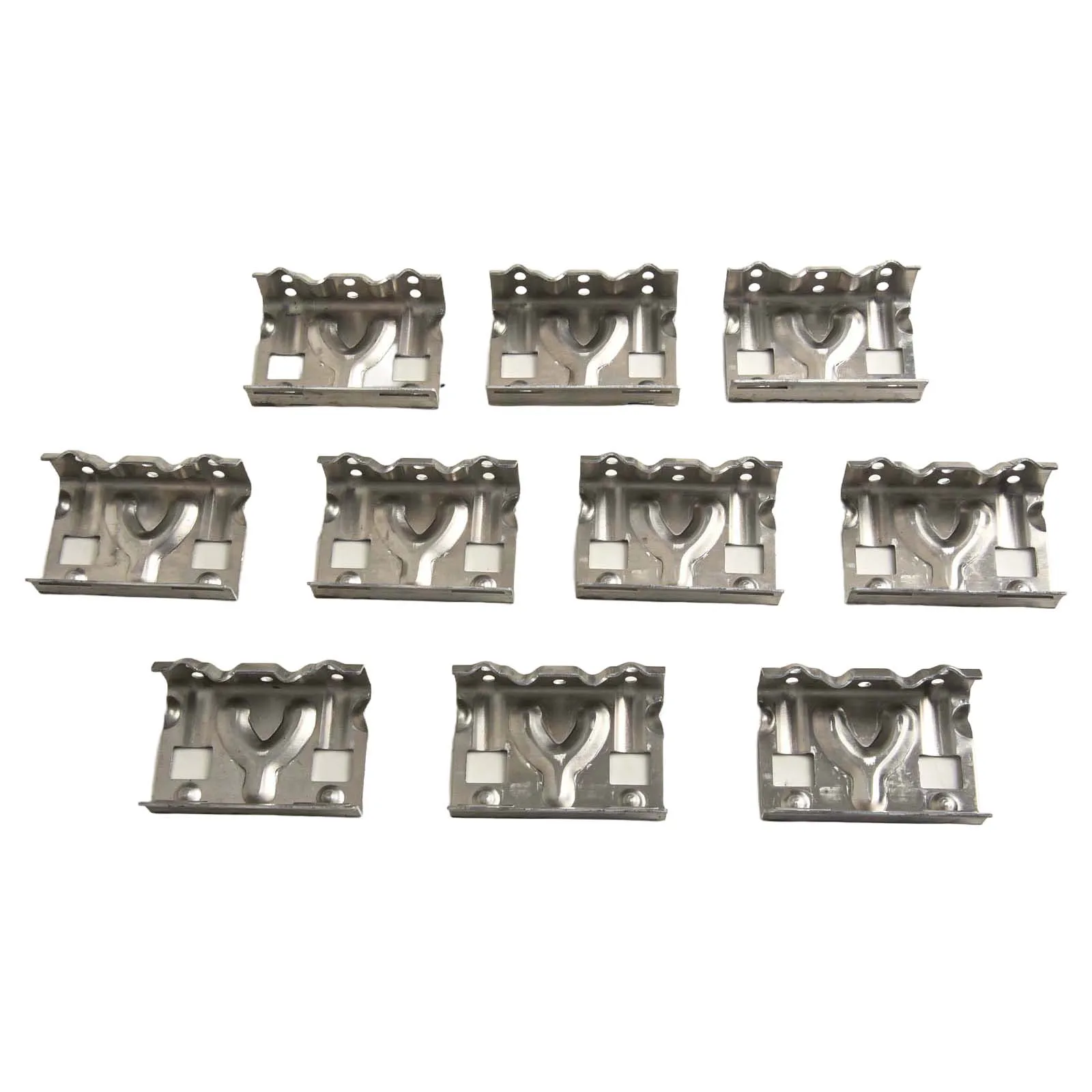 10Pcs Solar Panel Water Drain Clip Sludge Removal Clip Cleaning Clips PV Module Aluminum Deflector Mud Drain Button Water Redire