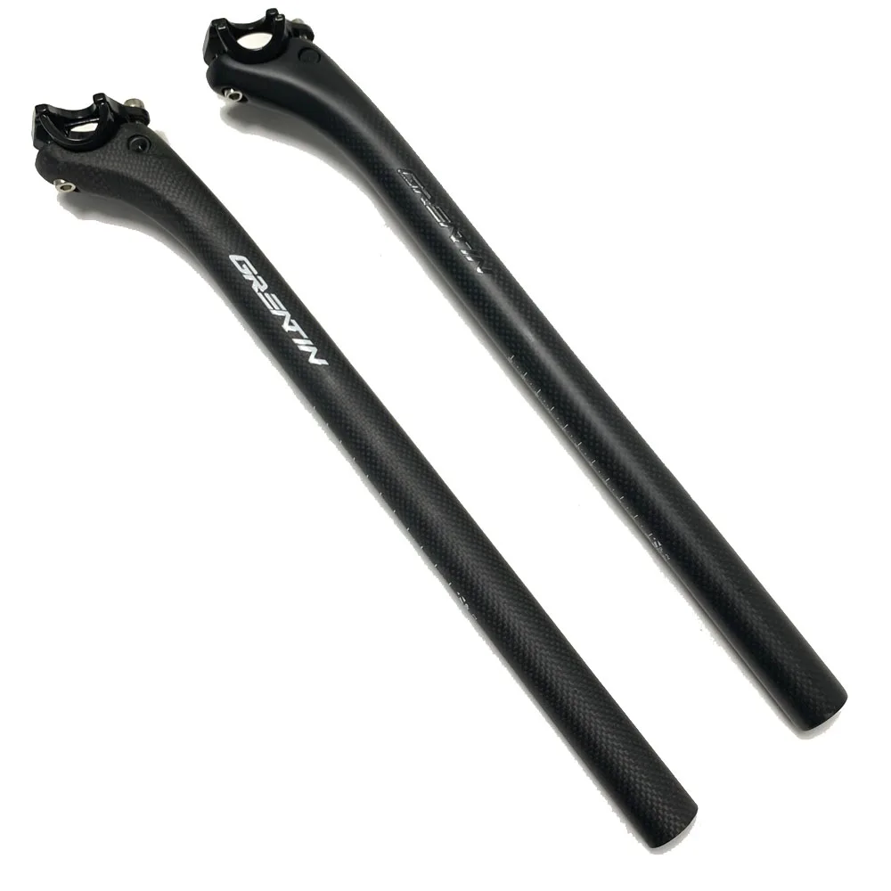 3K Matte Full Carbon Fiber Seatpost MTB Mountain Road Bike Cycling Seat Post Bicycle Parts 27.2/30.8/31.6x350/400MM