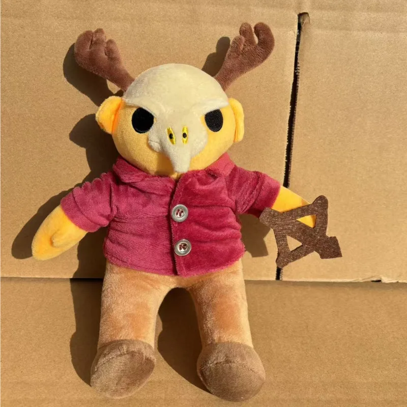 New 99 Nights In The Forest Plush Game Merchandise Brown Stand And Sit Elk Deer White Owl Stuffed Doll Pillow For Kid Gifts