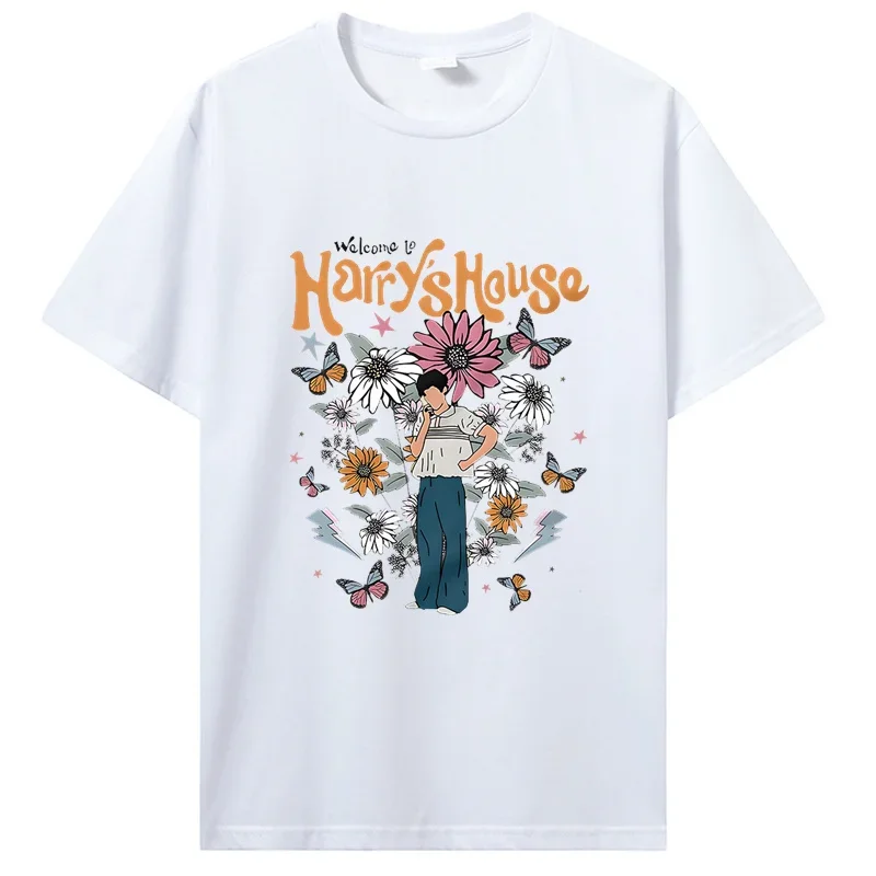 Harrys House Women T-shirt 100% Cotton Summer Manga Graphic Short Sleeve Tee Soft Originality Slice Of Life Individualization