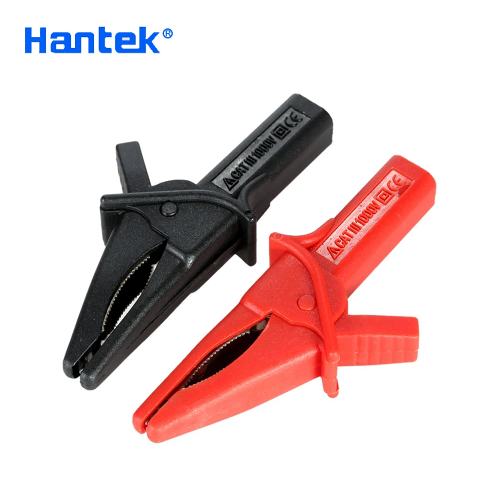 Hantek HT18A Crocodile Clip Large Dolphin Electric Gator Clip 4mm For Digital USB Oscilloscope Automotive Tools Accessories