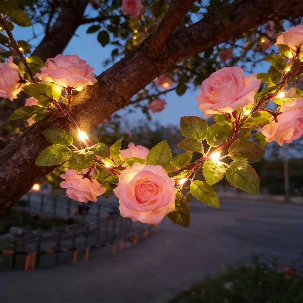 

2M/5M LED String Lights Green Leaf Wedding Garland Battery Christmas Fairy Light for Home Bedroom Wall Patio Garden Decoration