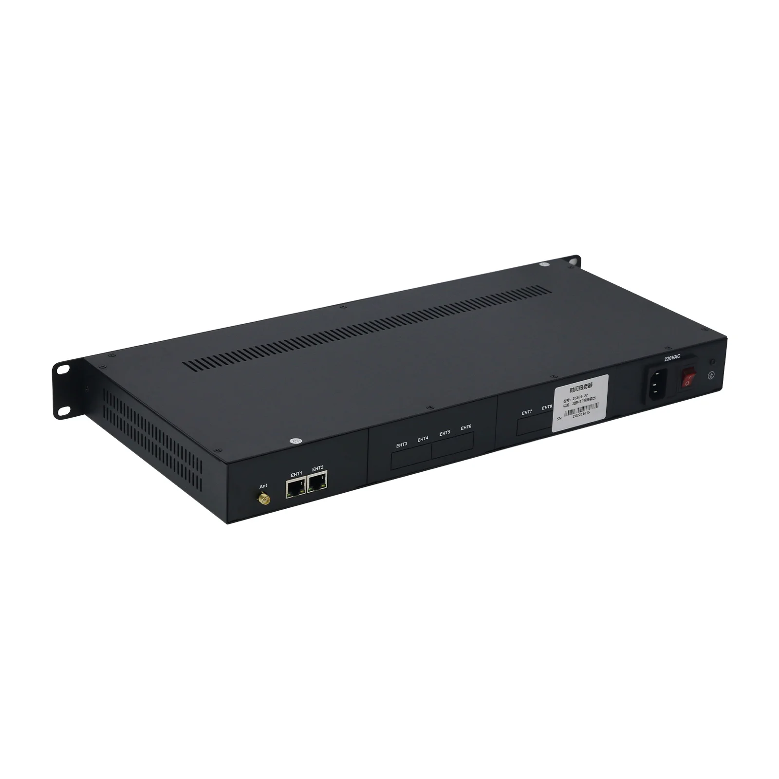 

Gold Seller NTP Server Network Time Server 1U Rack Type (2 Network Ports + 20m Mushroom Antenna) for Beidou