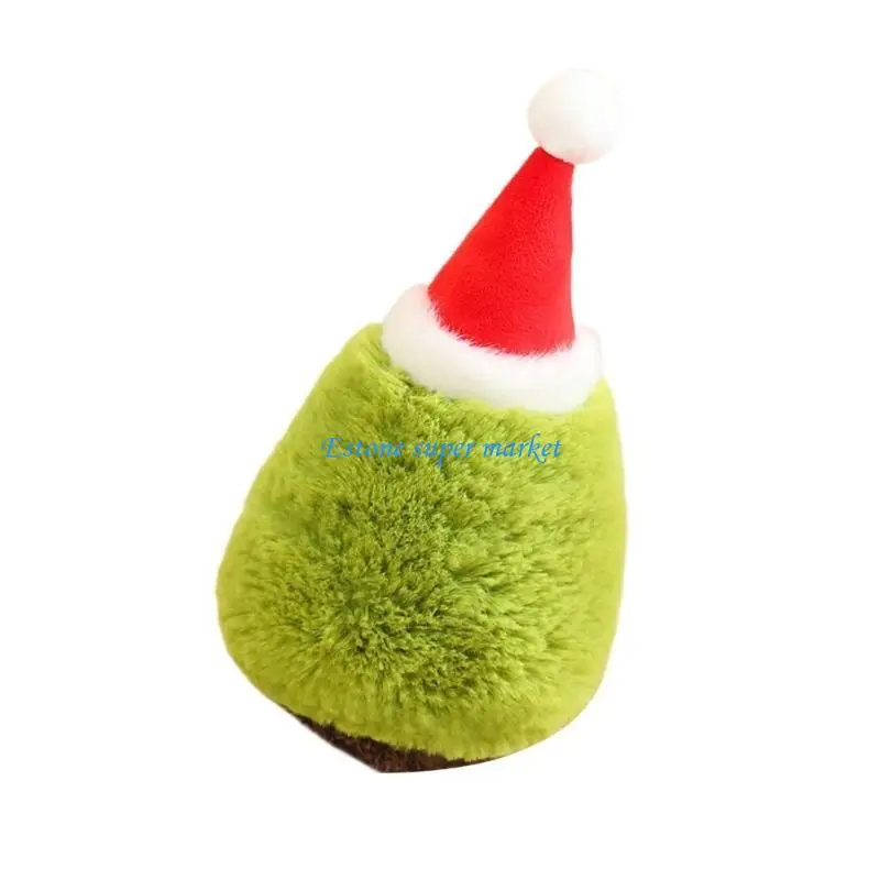 090B Practical Christmas Sturdy Plush Lovely Bear Soft Stuffed Animals Portable for Gifting and Festival Decorating