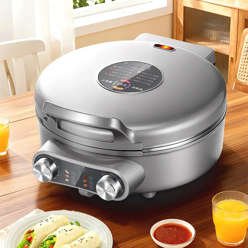 Home-Use Stainless Steel Electric Griddle—Extra-Large, Extra-Deep, Multifunctional, Non-Coated Electric Frying Pan and Pancake