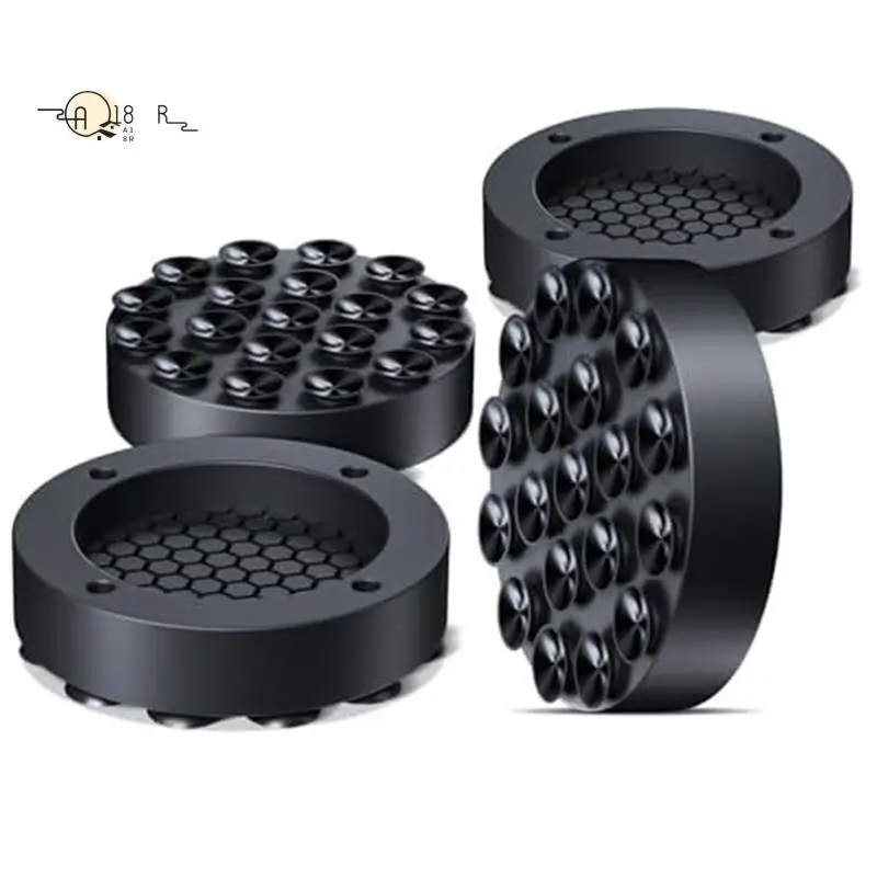 

A18R -Anti Vibration Pads For Washing Machine With Strong Adsorption Suction Cup, Non-Slip Rubber Stabilizer Support