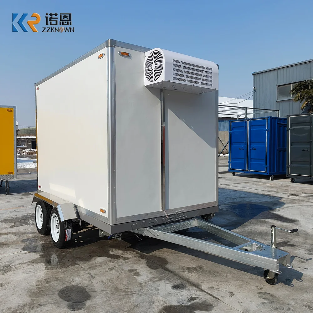 Durable Custom Energy Efficient Freezer Trailer Mobile Cold Storage Refrigerated Trailer Truck for Cold Chain Distribution