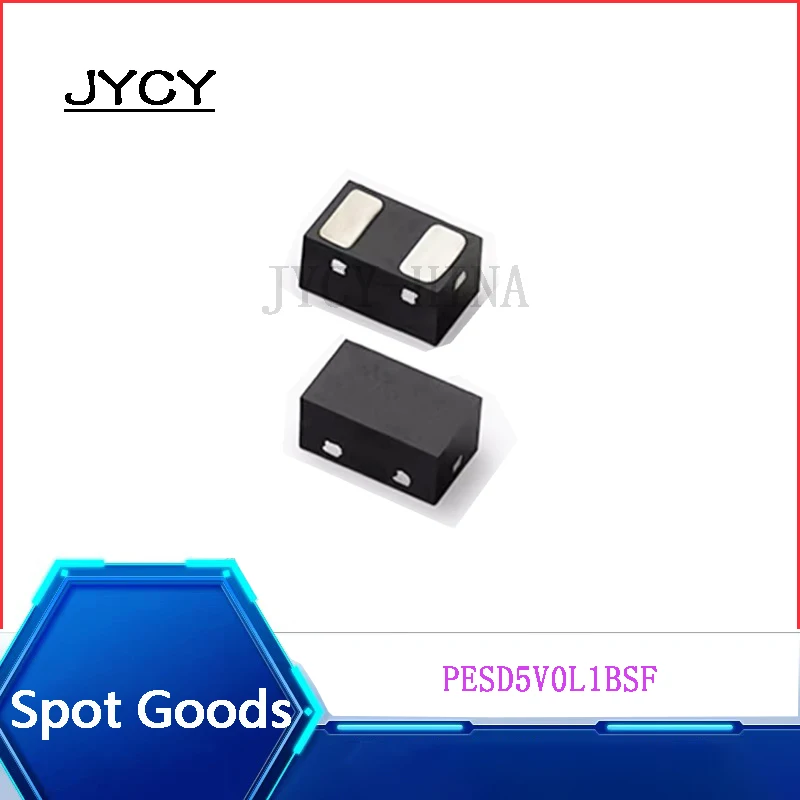 50PCS PESD5V0L1BSF NEW Bi-directional ESD 5V clamping Peak surge current: 3A@8/20us