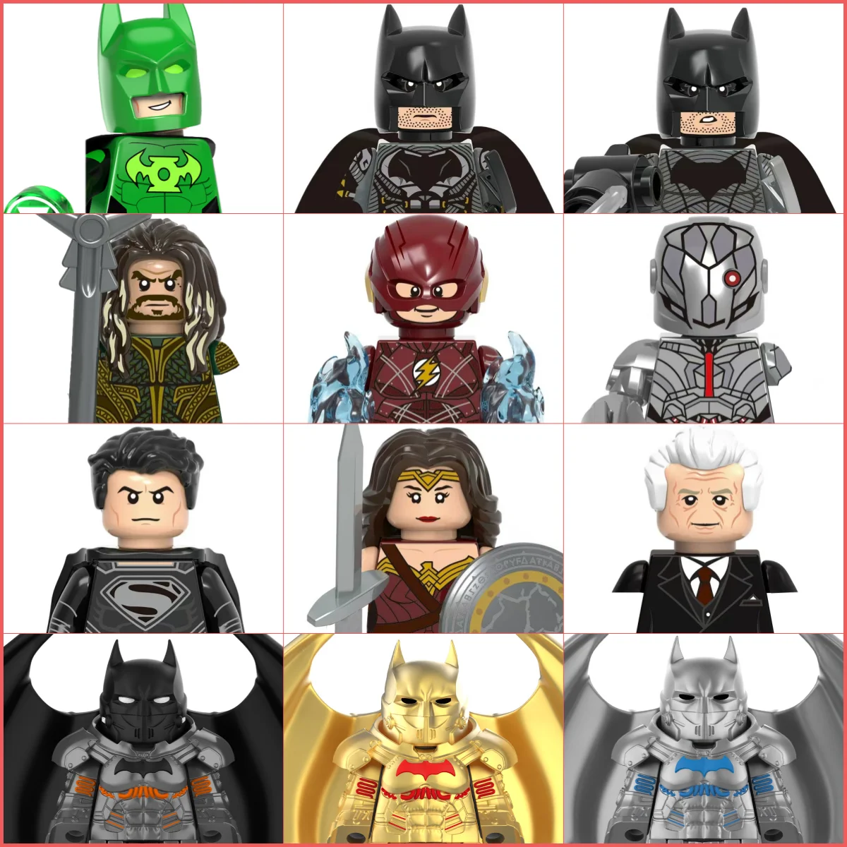 

Superhero Batman classic character building blocks Marvel Brick toy mini model doll children holiday birthday gift