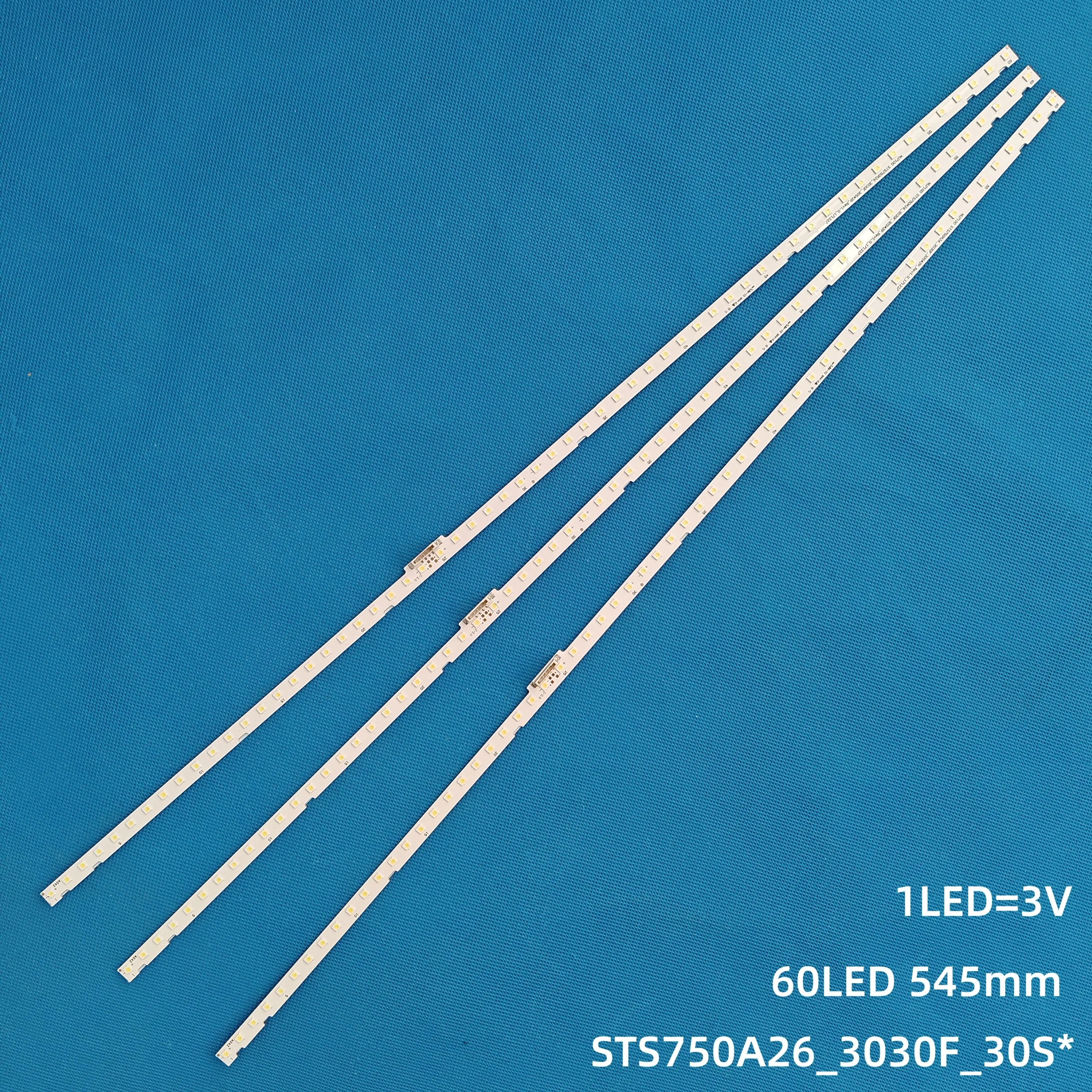 3 stks/set UN75NU7050 UN75NU7100 UN75NU8000 UN75NU6080 UA75RU7700 UE75NU7200 UN75NU7170 STS750A26_3030F_30S*2P_Rev1.0_ 171227