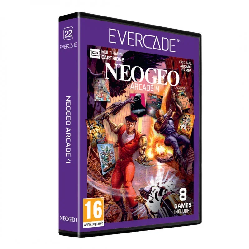 Cartucho Evercade NEOGEO Arcade 4  - Nuevo precintado - PAL España