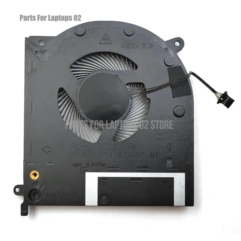 

PP New For Dell Alienware M15 R2 N18E 12V Laptop GPU Cooling Fan 0X9FRW DFSCK324162A2P DFS2013121H0T (Not For 5V)
