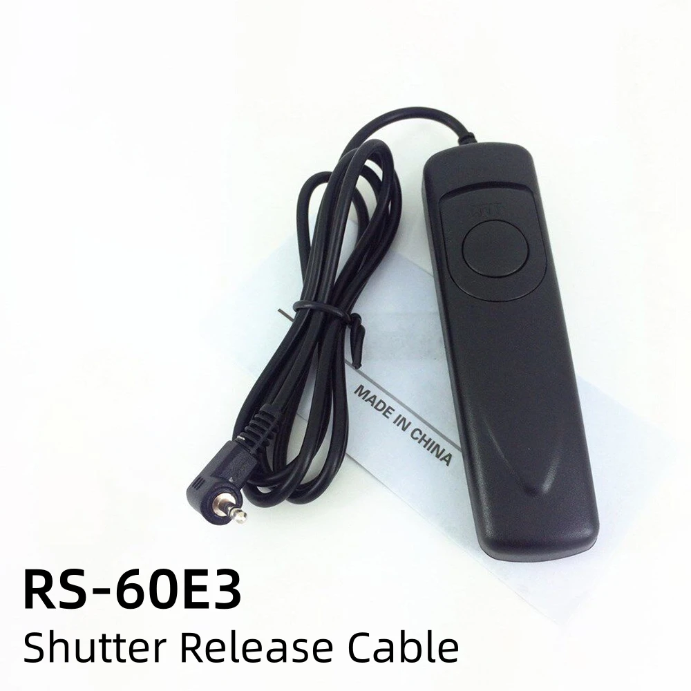 RS-60E3 Remote Control Shutter Release for Samsung Pentax Canon R RP R6 R6II R7 R8 R10 M5 M6 Mark II G10 G11 G12 G15 G1X G1XII