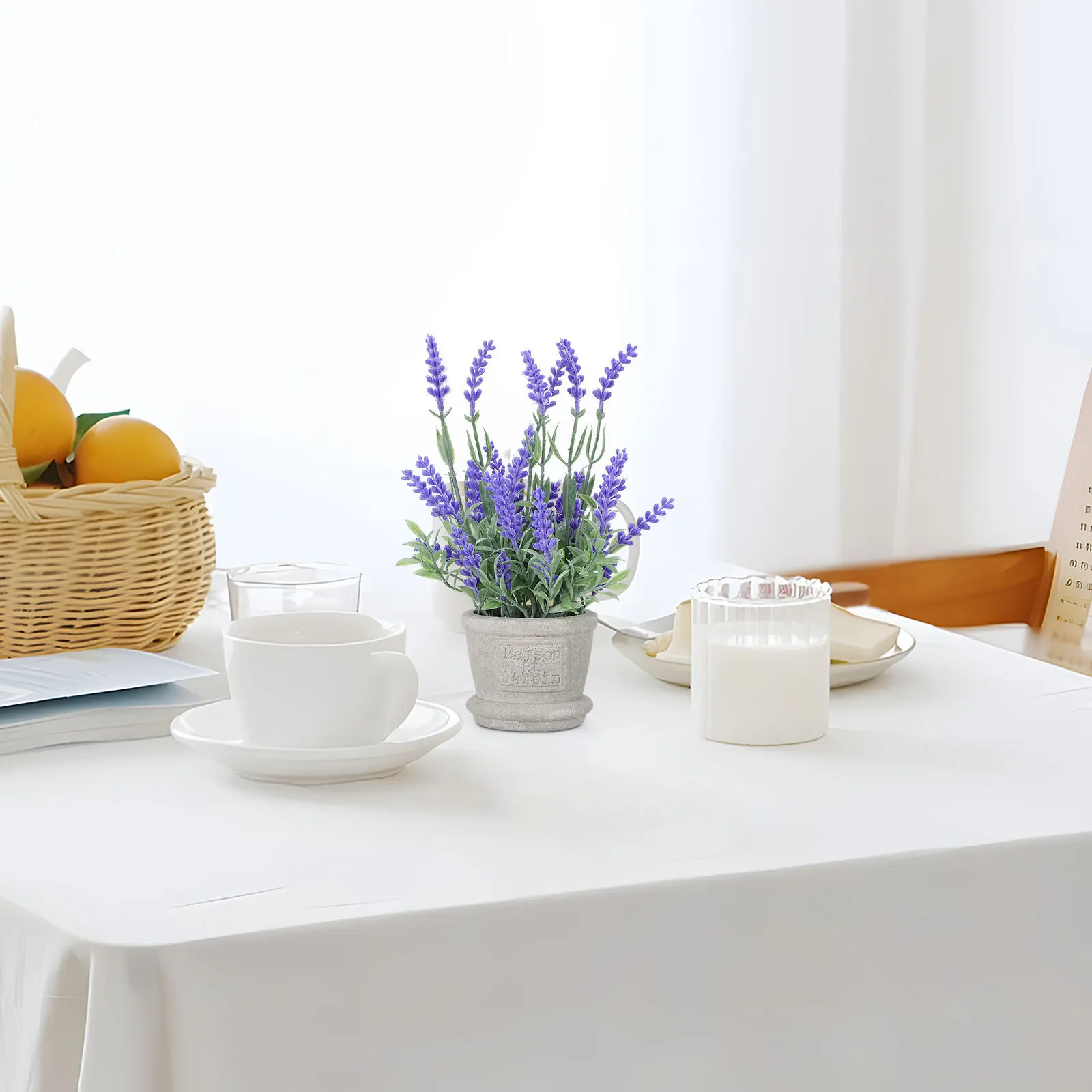 الزهور الاصطناعية في الأواني الديكور الأرجواني للمنزل مكتب الاسترخاء العين التعب الإغاثة نابض بالحياة النباتات فو الزهور بوعاء