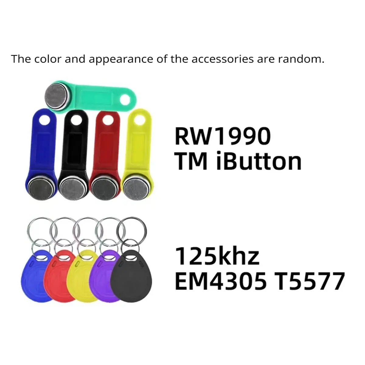 A32I RW1990 TM Copier Kit RFID Duplicator Reader RW1990 I-Button Handheld 125KHz T5577 Keychain EM4305 CET5200 TM Chip Cards