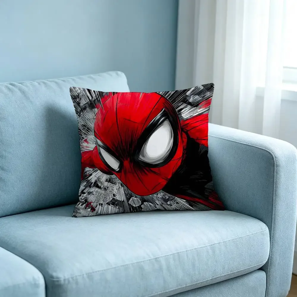 Classic S-Spider-Man-S Customizable Square Pillowcases, Stylish And Soft, Perfect For Beds, Cars, And Sofas.
