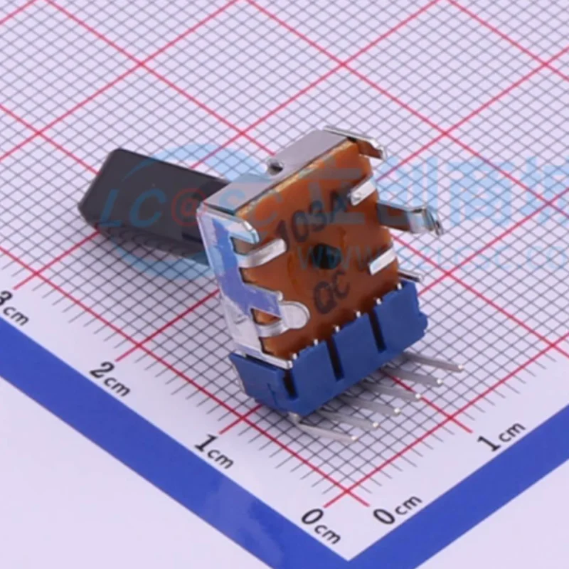 가변 저항 전위차계, 일본 ALPS RK12L12C0A0E, 10kΩ ± 20% 샤프트 길이 25mm, 103A, 5 개/몫