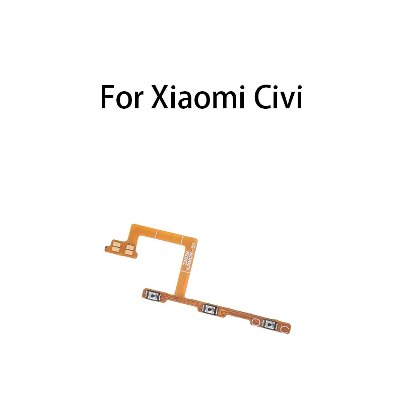 Power ON OFF Mute Switch Control Key Volume Button Flex Cable For Xiaomi Civi 2109119BC