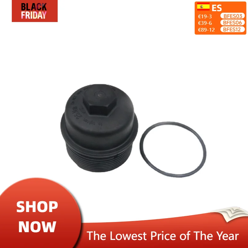 Engine Oil Filter Housing Cover Cap & O-RING Seal For JEEP DODGE CHRYSLER 3.6L 11-13