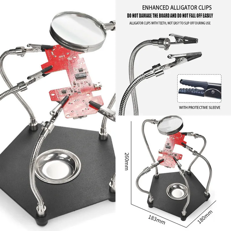 

Universal Auxiliary Fixture Bracket For Repairing Mobile Phone Fixing Tools In Multifunctional Welding Maintenance Station.