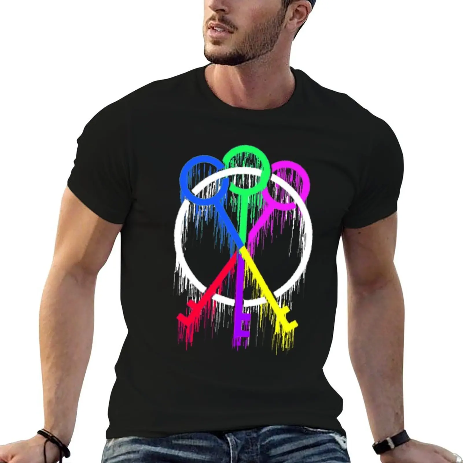 NF Key Drip Classic. Camiseta para hombre 100% algodón, camiseta de algodón de marca de lujo, camisetas 100% algodón para hombre, camisetas con gráficos.