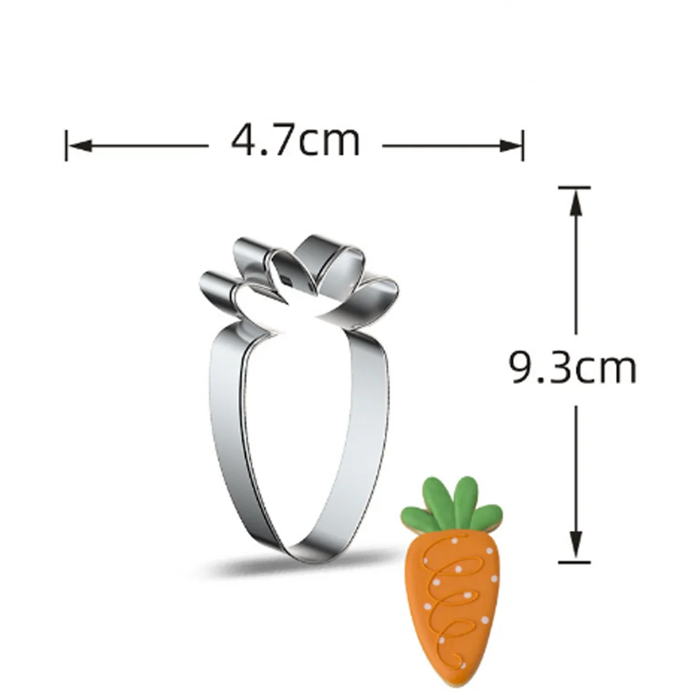 

1pcs patisserie reposteria Carrot Vegetable Sandwich Metal Cookie Cutter Fondant Cake Decor Tool Biscuit Mould Pastry Shop Mold