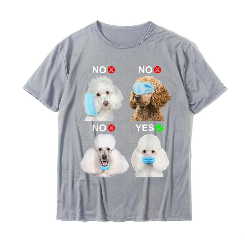 Faddish Cotton Printing Printed Mens Poodle Wear Face Mask Right Funny Dog Lover For Men Women T-Shirt graphic t shirts harajuku