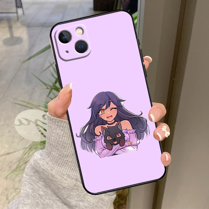 Aphmau Meow Anime Cats Phone Case For iPhone 11 12 13 14 15 16 Pro Max Mini X XS Max XR Plus SE2 Full Back Cover