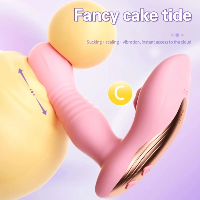 DUBNIY تلسكوبي تهتز دسار مع جهاز تحكم عن بعد لاسلكي مثير Shoop المرأة كريتوليس لعبة مصاصة نقطة G تدليك المهبل #2