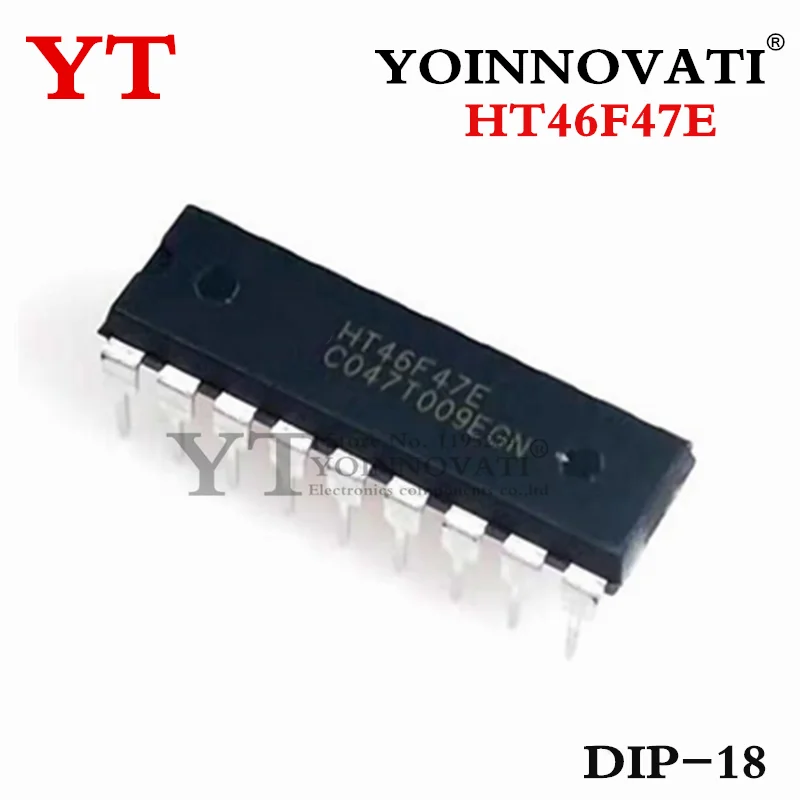 10PCS HT46F47E HT46F47 46F47 DIP18