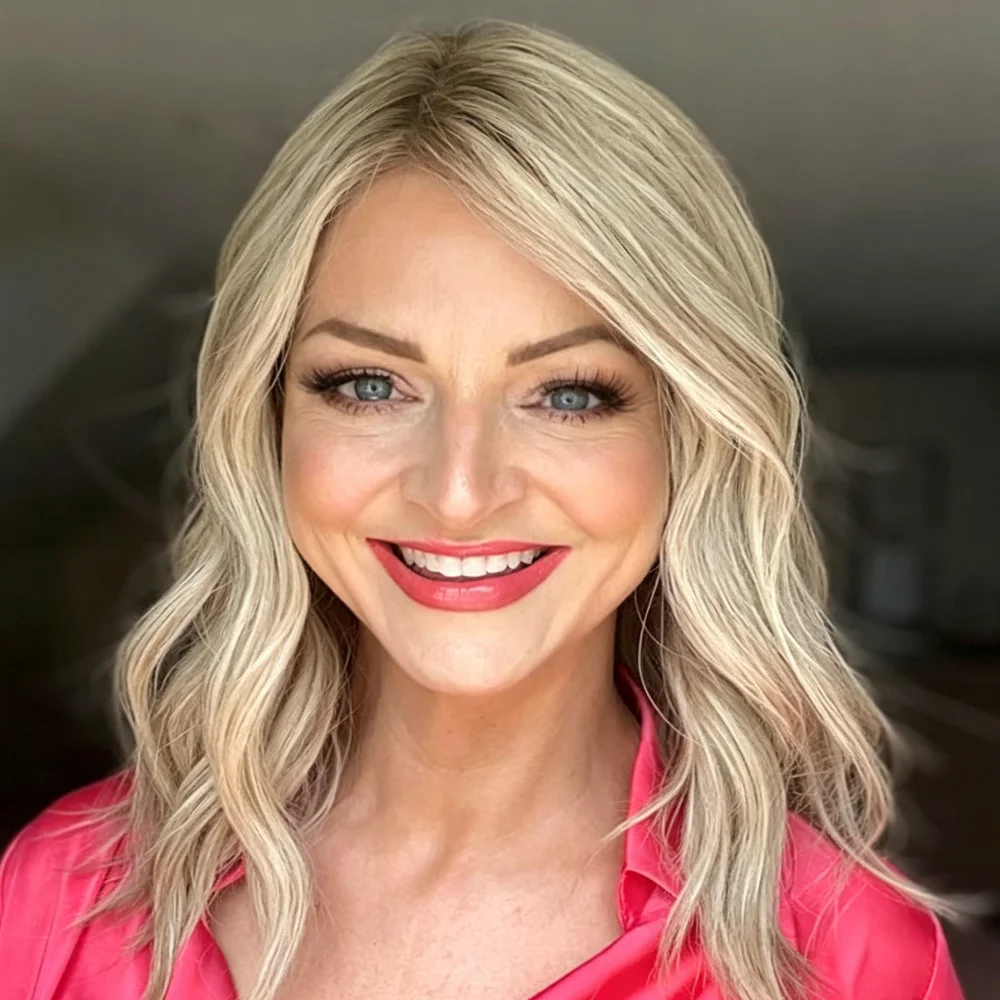 24 Inch Highlight Blonde for Women HD Lace Front Wig Soft Natural Wave Pre Plucked Glueless Transparent Lace Heat Resistant Dail