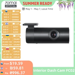 70mai Interior Cam FC02 Fits for 70mai A510/A810/A800S/A500S/A400 (Cannot use together with rear cam)