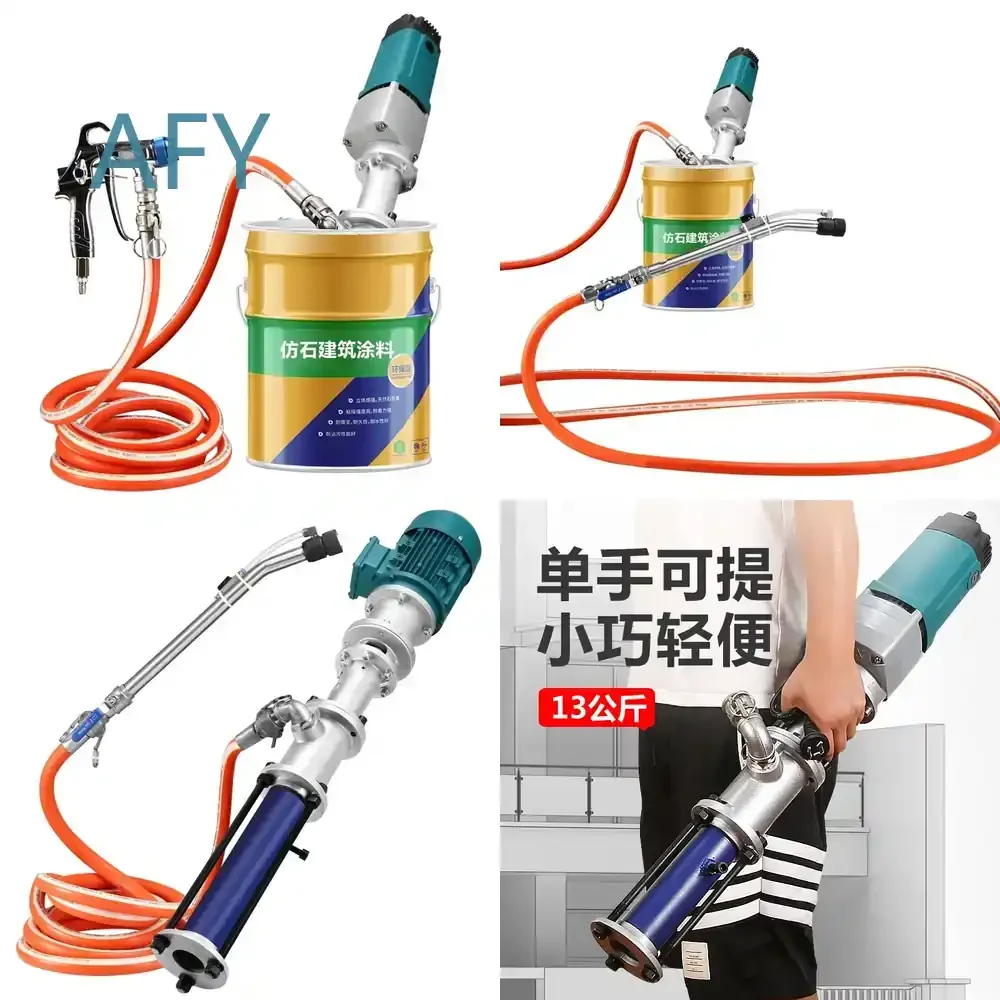 Remote Control Grout Spraying Machine for Small Paint Sprayer Equipment for Tile Grouting Mortar Application Wall Floor