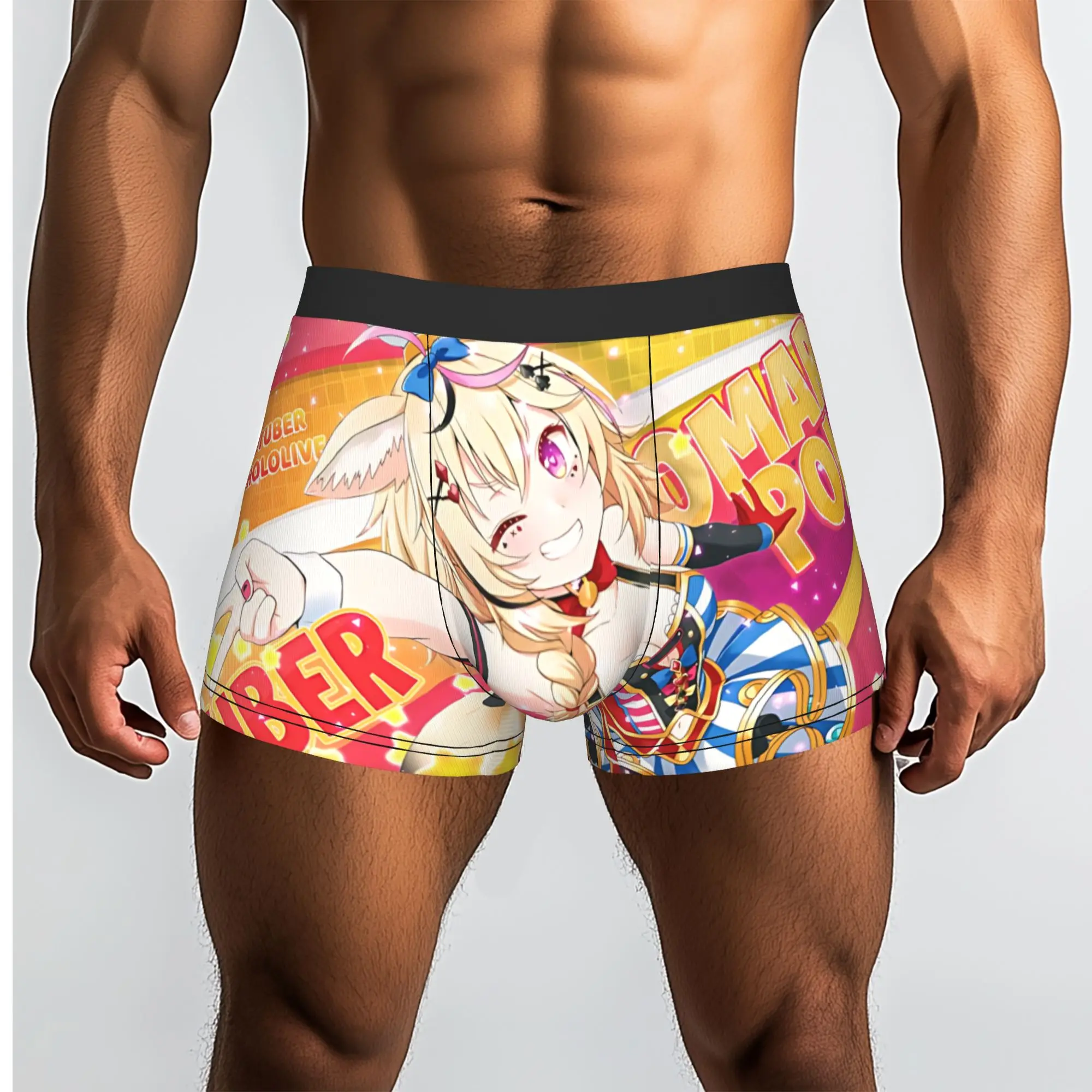 Popular Anime Game Theme Of Sexy Girls boxers  adults 18 plus Underpants Homme Panties Men's Underwear Shorts Boxer Briefs