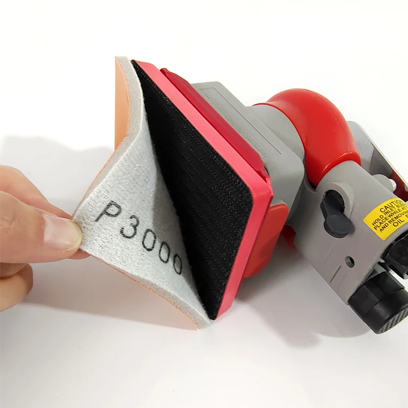 Papel de lija de esponja Rectangular de 70/100MM, lijadora cuadrada pequeña, adecuada para pulir, para caza y Rey