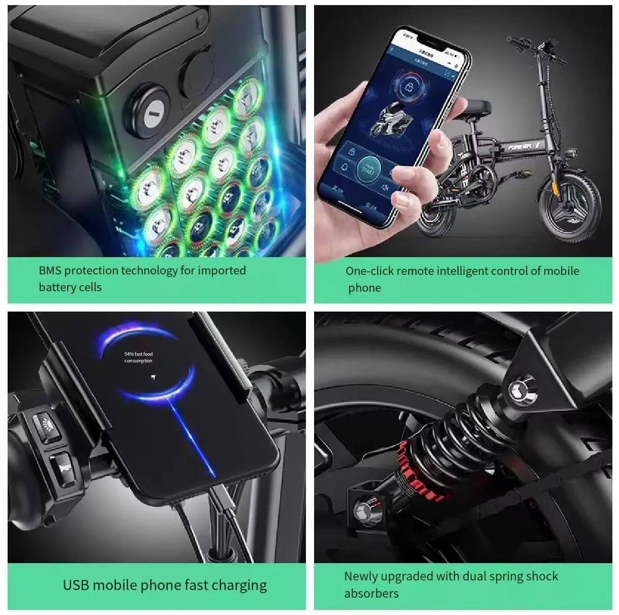 Vélo électrique pliant Permanent, véhicule électrique à pilote designé de petite taille, nouveau Standard National, électrique Ultra-léger