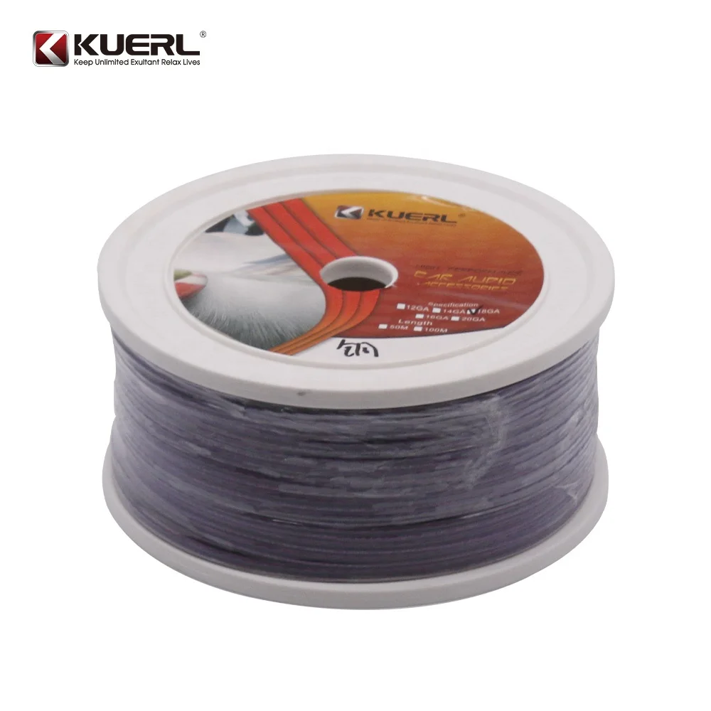 

Hot Selling OFC 16GA Speaker Cable 2 Core Speaker Cable for Amp Install Car Audio