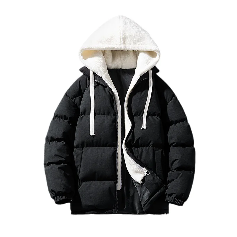 Autumn and Winter New Korean Version Hooded Warm Resistant Thickened Loose and Versatile Cotton Jacket