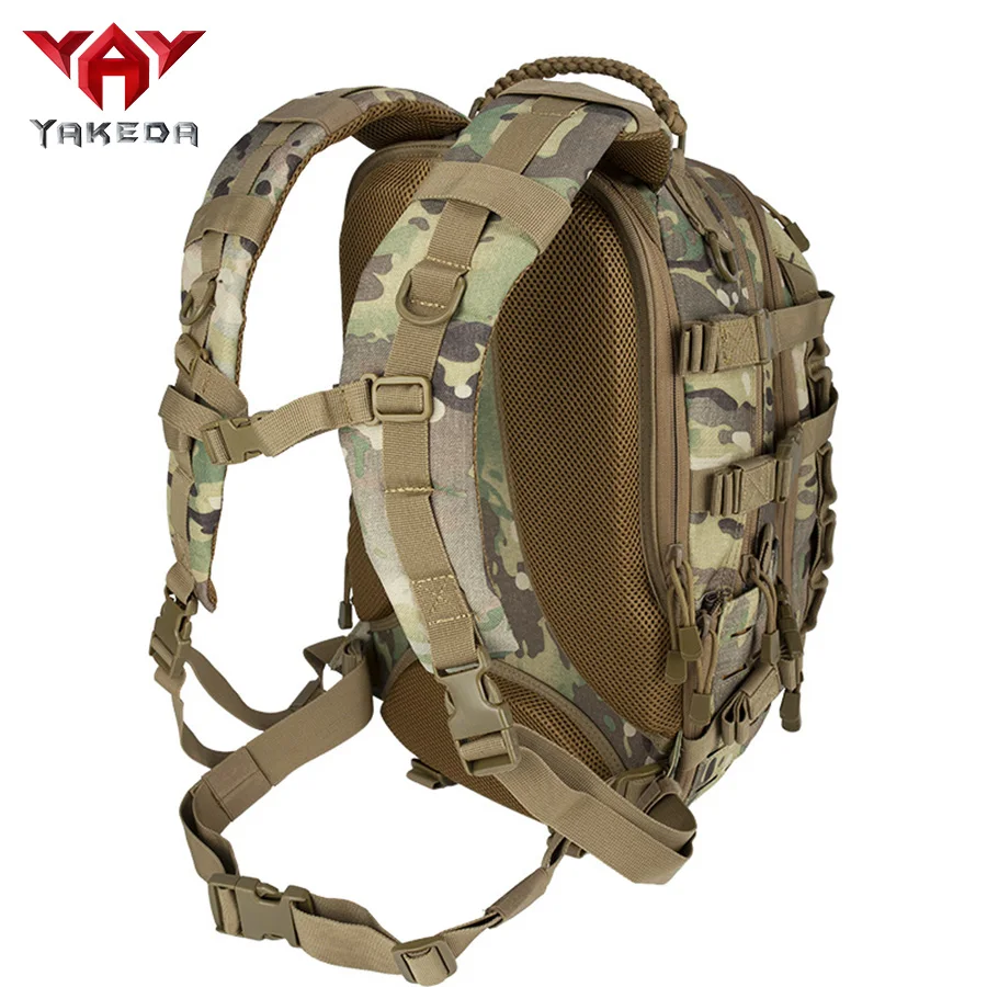 YAKEDA tactical backpack hiking outdoor bag camouflage backpack dragon egg bag student commuting computer backpack