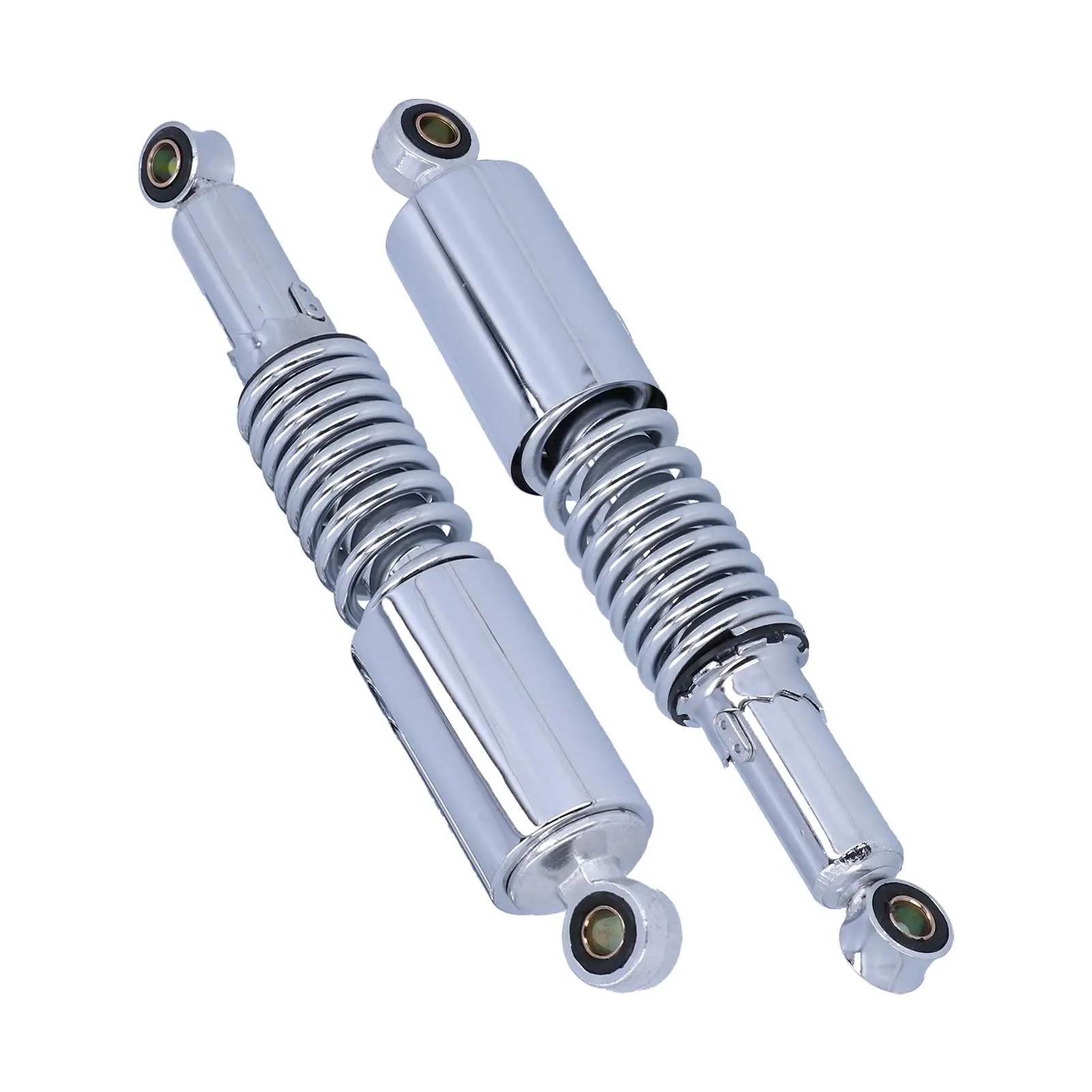 Shock Strut Pair of 12.5in Motorcycle Shocks Absorber Stainless Steel Damper Fit for Yamaha 12 cc 15 cc 20 cc