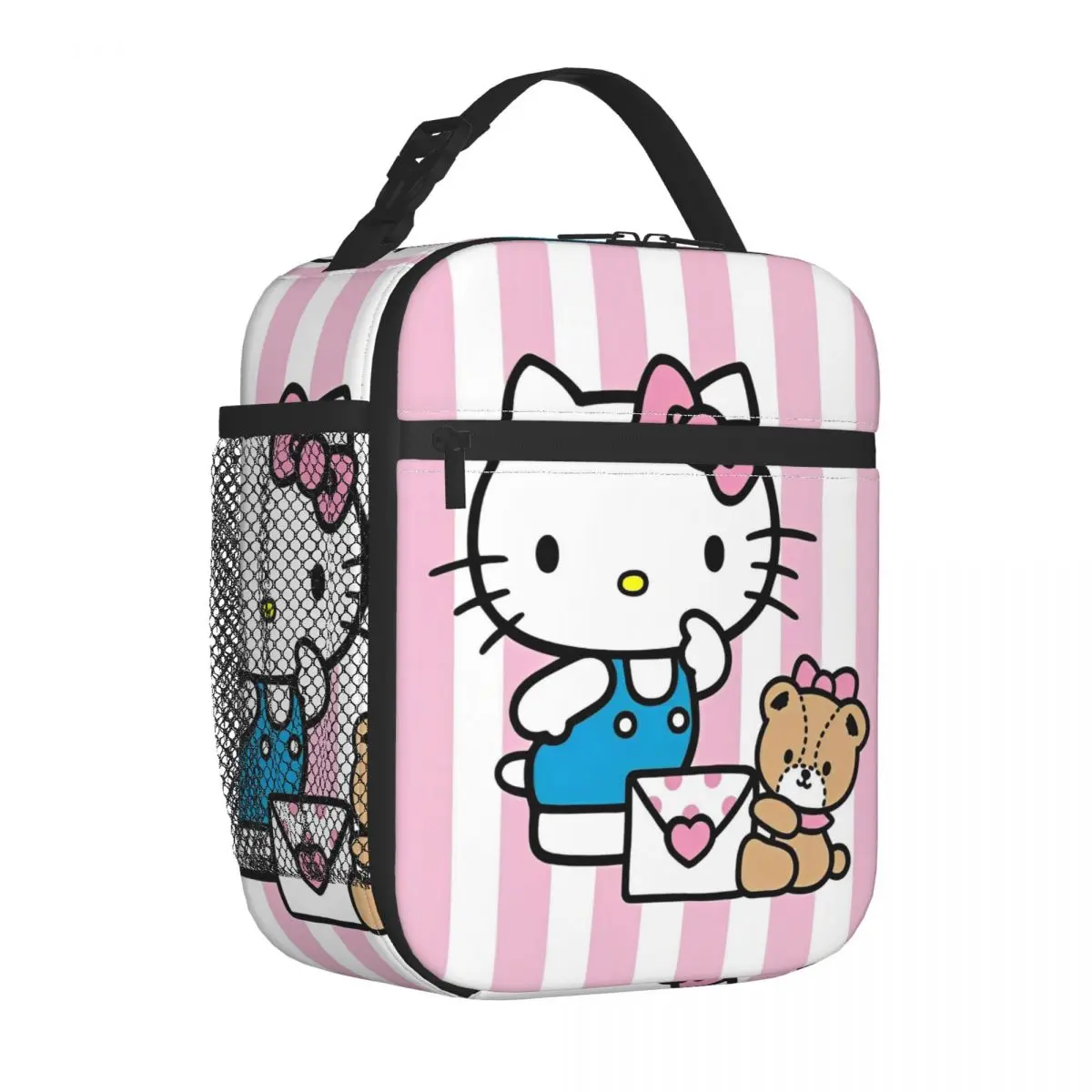 

Hello Kitty Received Letter Insulated Lunch Bags Cooler Bag Lunch Container Portable Tote Lunch Box Food Bag Work Picnic