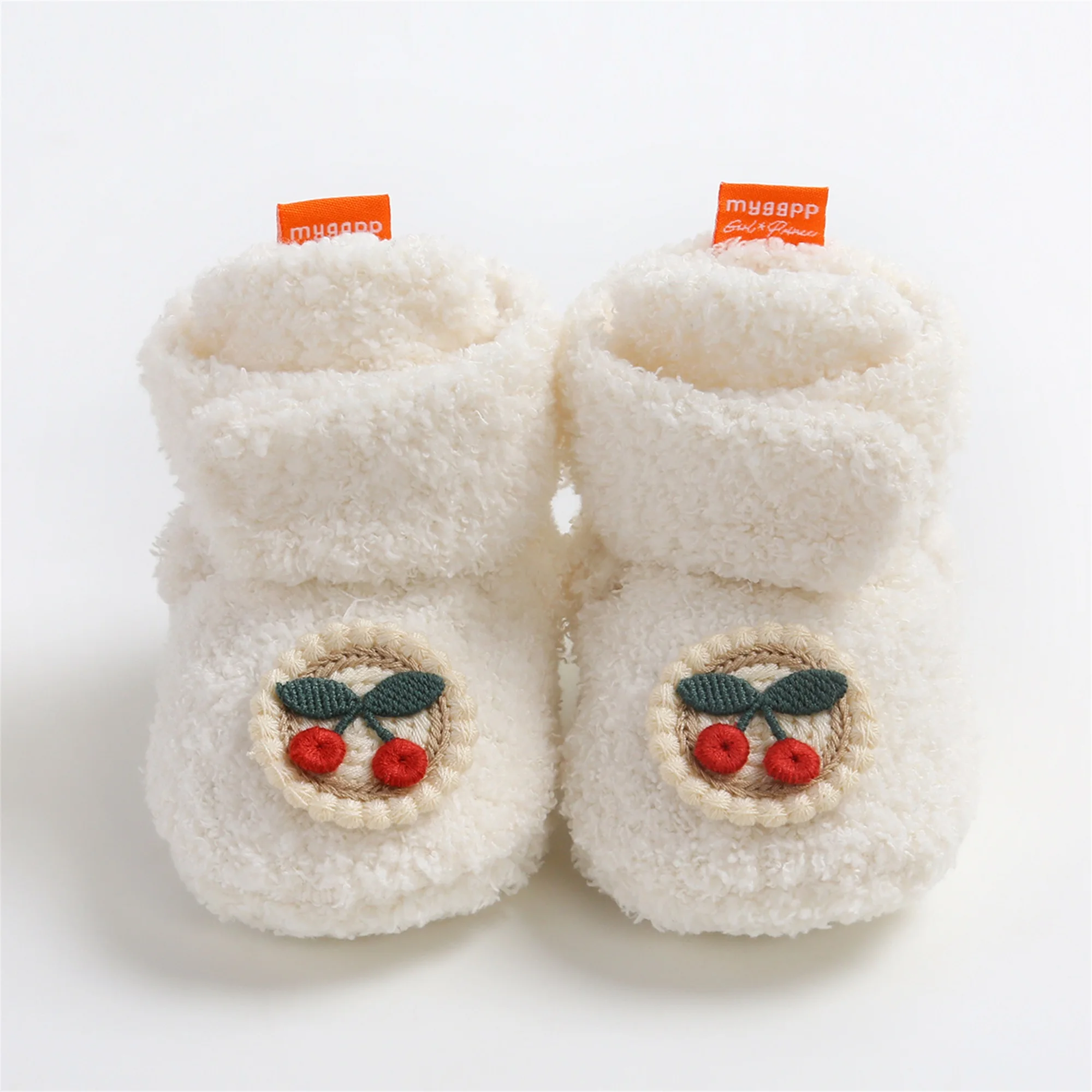 

Cute Toddler Snow Boots Warm Fleece Slipper Shoes with Anti-Slip Soles for Winter Outdoor Activities and Playtime