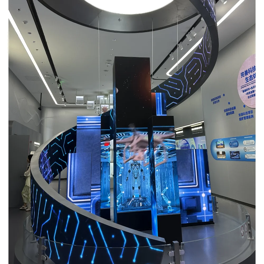 MDS شاشة عرض مرنة إبداعية داخلية كاملة الألوان شاشة إعلانية HD وحدة LED ناعمة Pantalla Led مرنة