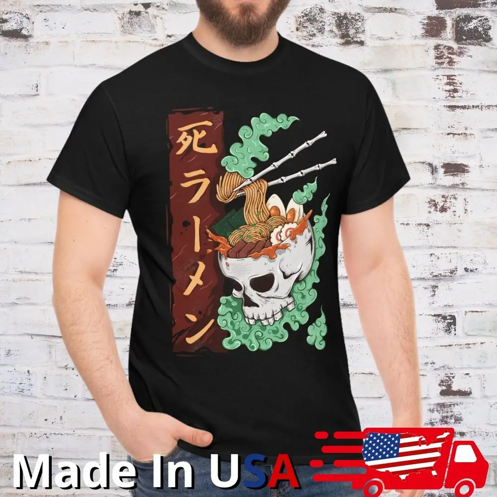 Death-Defying Noodles: The Ramen of Death T Shirt Anime Manga Japan Harajuku Tee