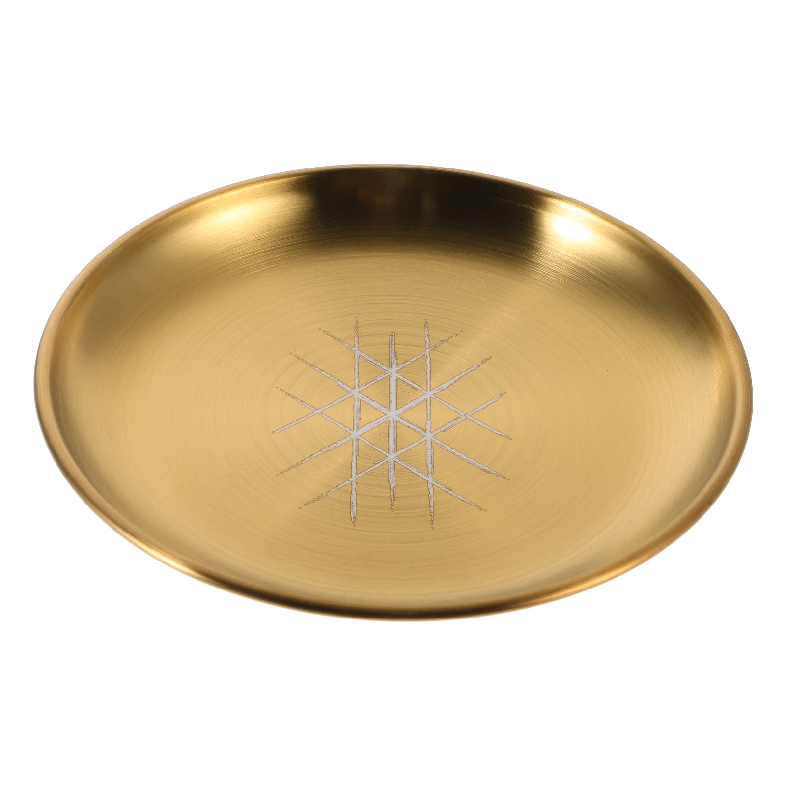 

Stainless Steel Storage Tray Jewelry Organizer Golden Coffee Table Decor Trinket Dish Decorative Plates Display Home Accessories