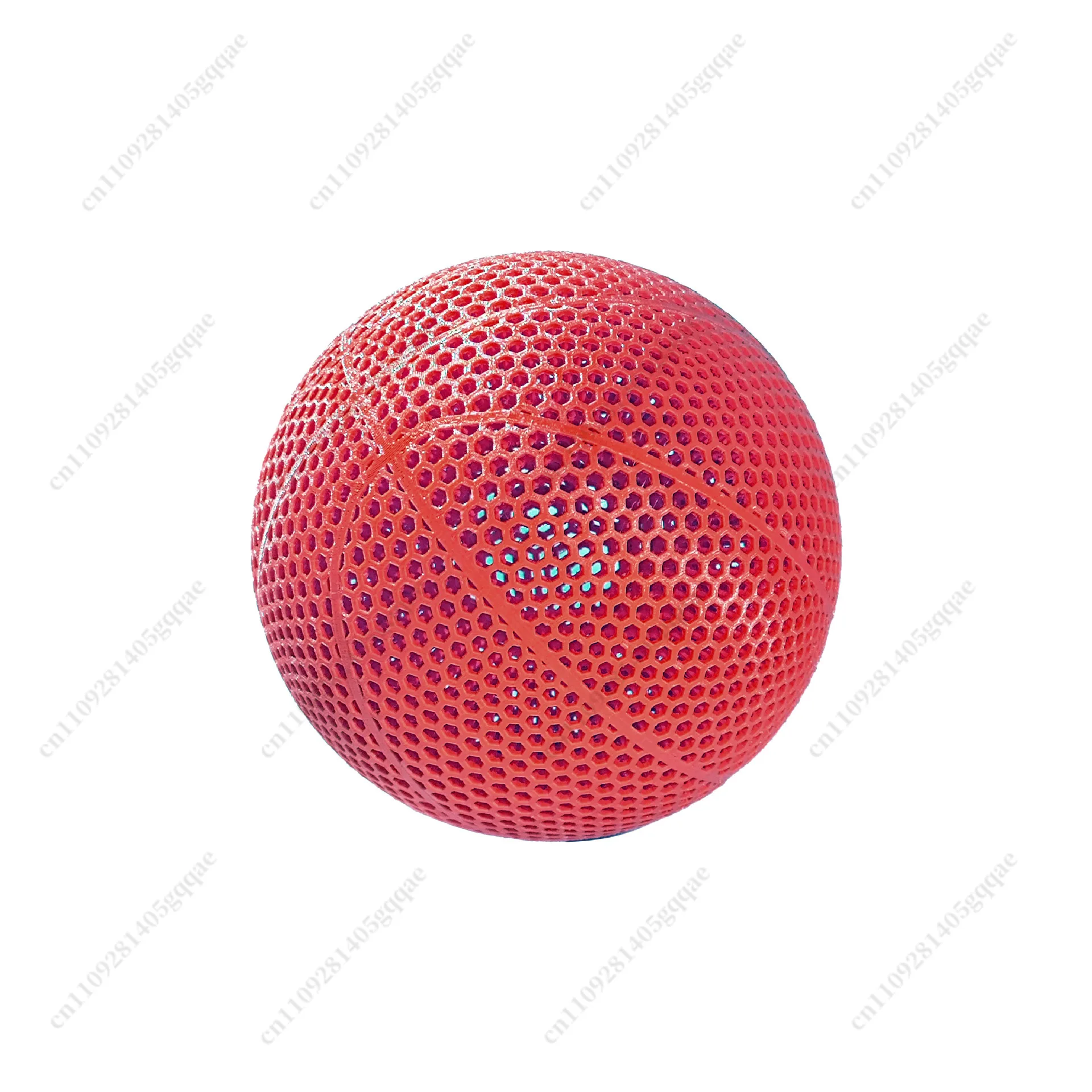 3D Printed Basketball High Elasticity No Inflation Hollow Indoor Outdoor Wear-Resistant Size  3 5 7 3D Printed Basketball