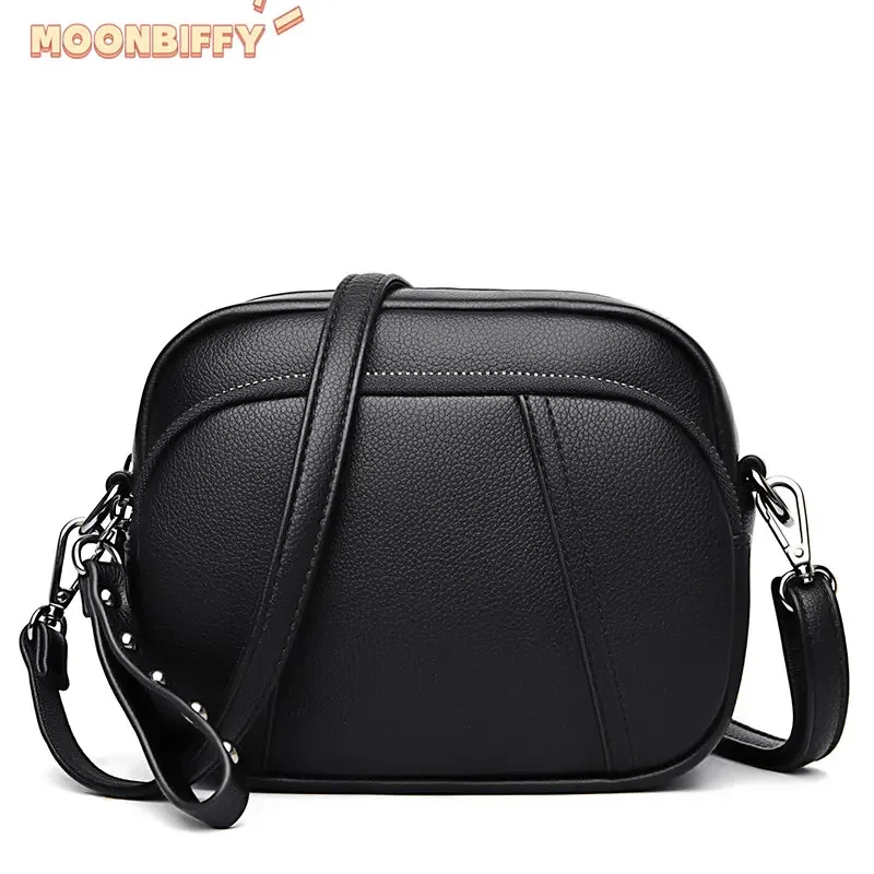 

Rivet Tassel Simple Designer Black Crossbody Bags for Women 2020 New Casual Female Shoulder Bag Pu Leather Ladies Messenger Bag