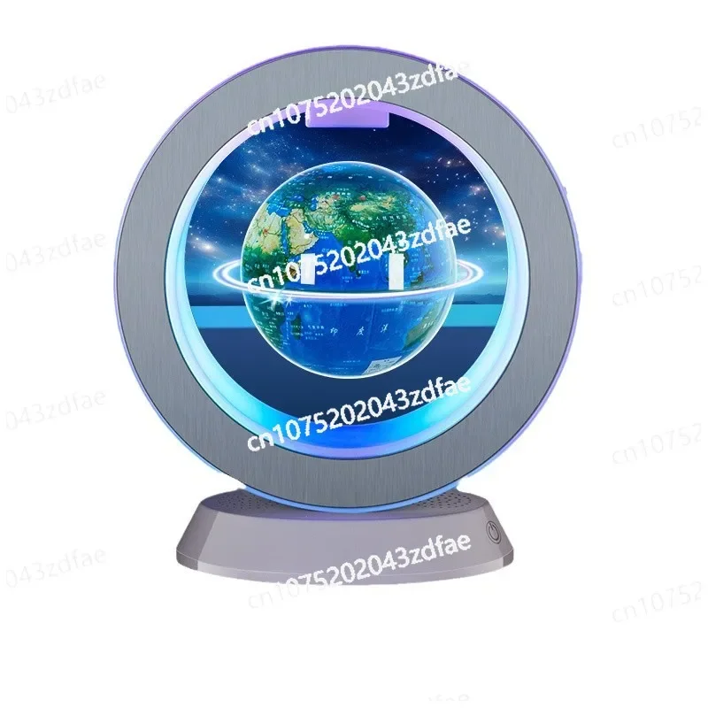 Magnetic suspension AR floating globe, gift, ornament, with light.