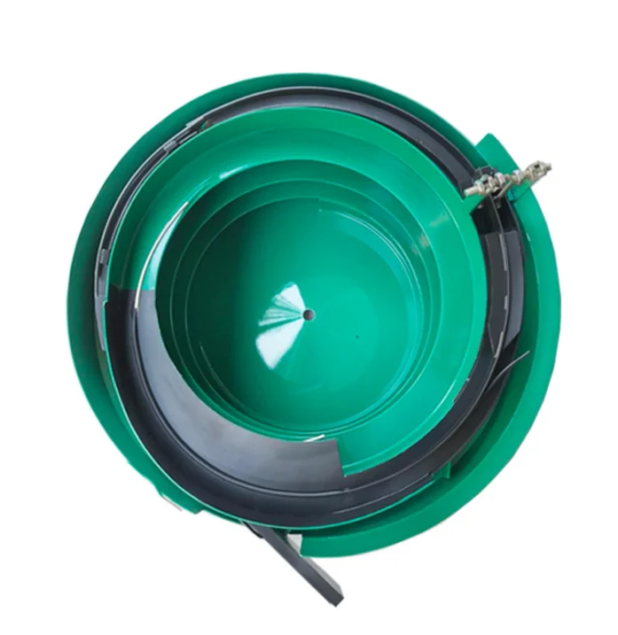 Vibrating Plate for Bottle Stopper Automatic Feeding with Plastic Spraying Vibratory Bowl Feeders