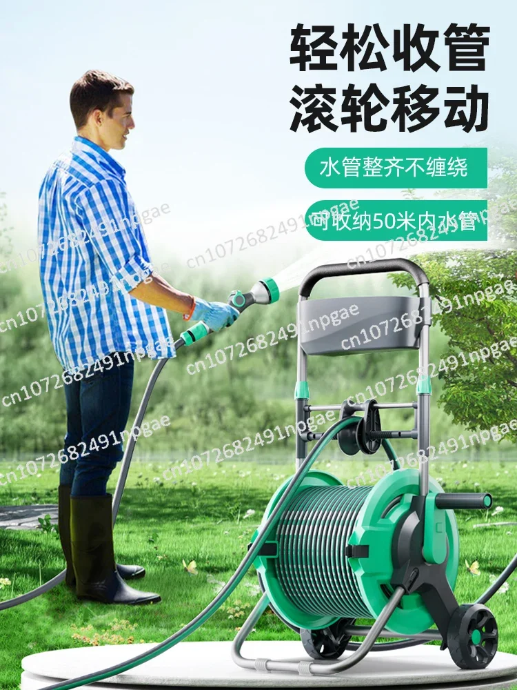 High Pressure Water Gun Watering Flowers Car Wash Water Pipe Hose Storage Rack Explosion-proof and Antifreeze